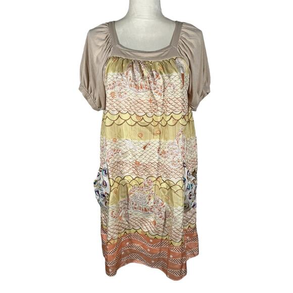 Tsumori Chisato Japanese Avant Garde Dress Whimsical Tokyo Eclectic Art Size 6